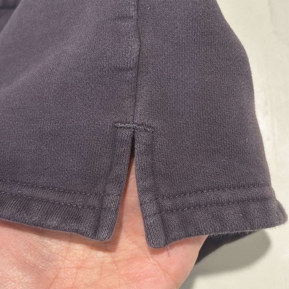 TNA Short Sweat Shorts Elastic waist no pockets Deep Purple/Gray Size 2XS - Picture 6 of 6